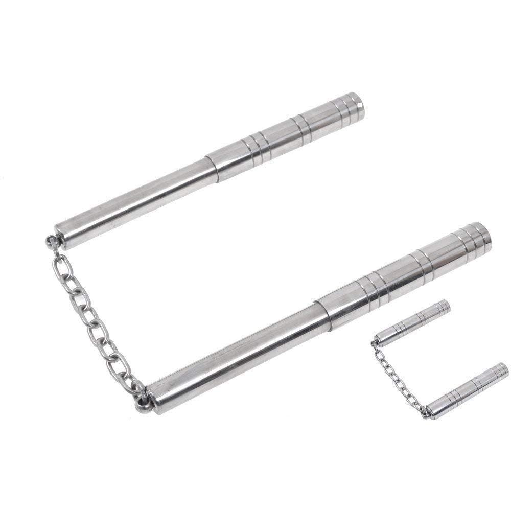 ZHTC Foldable Iron Pocket Nunchaku for Martial Arts (Silver) (B0CM6ZPWPY) Amazon Price History, Amazon Price Tracker