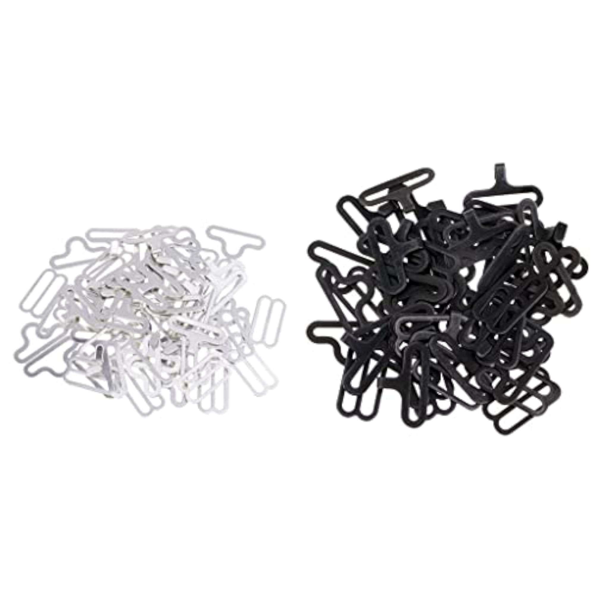 40 Sets Bow Tie Clips Metal Hooks for Necktie Strap Crafts
