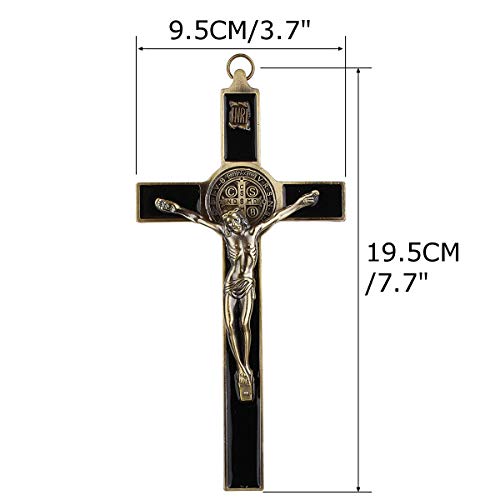 YUNGYE Jezus Christus Muur Crucifix Cross Religieuze Heilige 3D Craft Decor Jezus Christus Op de standaard 19,5 x 9,5 cm Antieke Decoratie - Image 7
