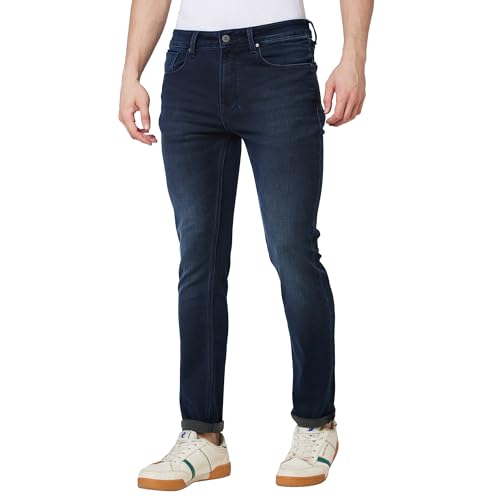 Image of Spykar Men's Rover Regular Fit Mid Rise Casual Jeans