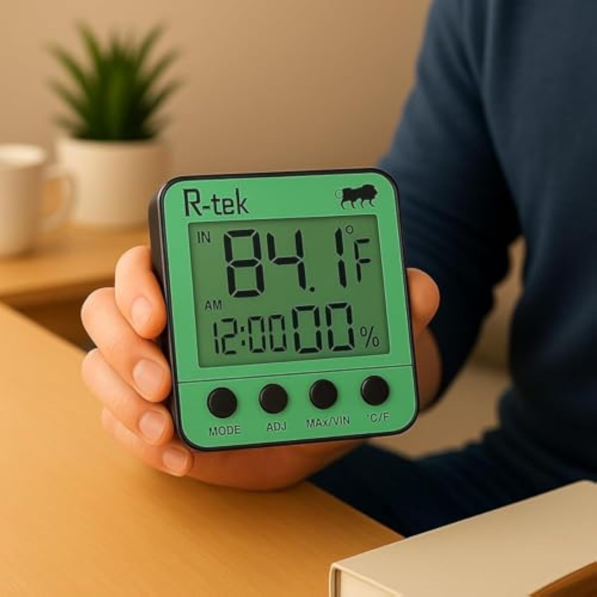 Digital Hygrometer Thermometer with Clock
