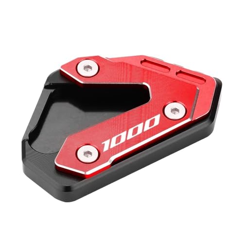 Plaque d'extension de béquille moto Suzuki GSXR 1000 750 600 pad agrandisseur de support latéral cnc