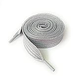Thick Fat Shoelaces for Sneakers, Boots and Shoes by Ti Shoe Laces - Chose your colors (Grey)
