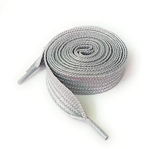 Thick Fat Shoelaces for Sneakers, Boots and Shoes by Ti Shoe Laces - Chose your colors (Grey)