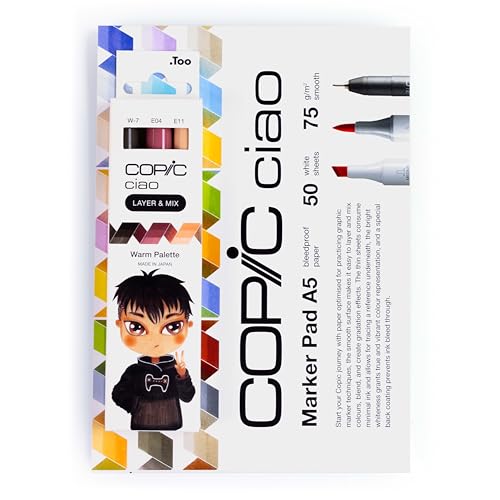 COPIC Ciao Layer & Mix Starter Set Warm, Marker Set including 3 Colours - Image 2