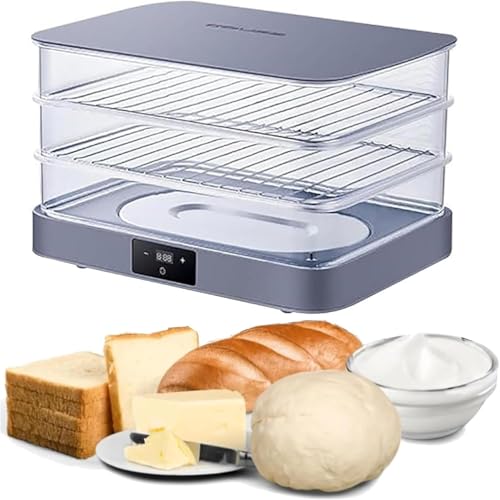 40L Electric Dough Proofer Machine, Bread Proofing Box,Removable Electric Dough Proofer Machine,Humidity and Temperature Control,Fermentation Evenly