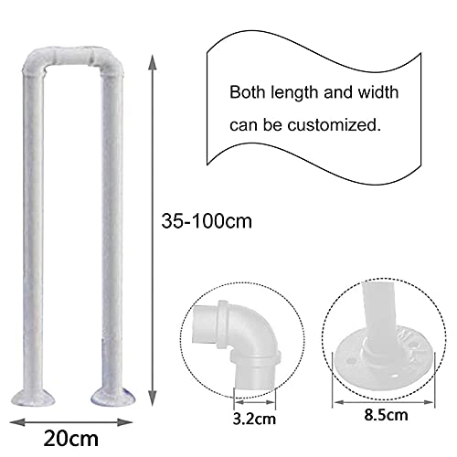 Rampe en fer forgé en U pour escalier intérieur et marche extérieure - 5
