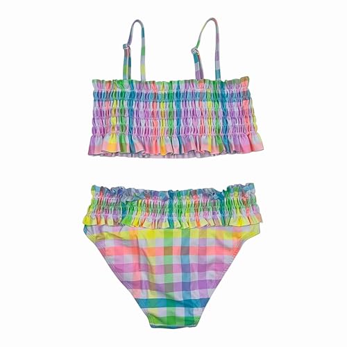 Image of Girls' 2-Piece Tankini Swimsuit Cute Beach Swimwear Summer Bathing Suits for 4-16 Years Girls