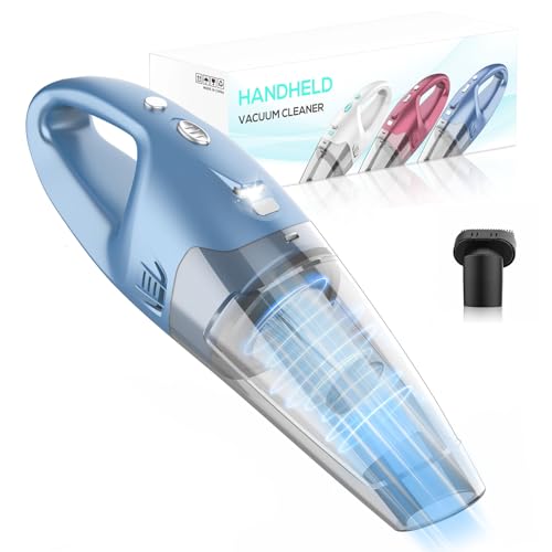 YOOHI Night Vision Handheld Vacuum Cordless | 1.6lbs, 6kPa Suction, 3 Tools for Car Seat/Sofa/Gaps