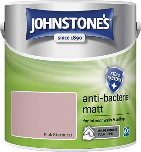 Johnstone's - Washable Paint - Summer Storm - Matt Finish - Emulsion Paint - Highly Durable - Stain Resistant - Non Toxic & Low Odour - 12m2 Coverage per Litre - 2.5L
