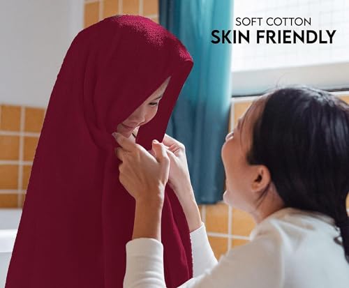 Westlane Linens Premium Cotton 70x140 Bath Towels Hotel & Spa Premium Quality Cotton, Highly Absorbent. (Imperial Purple, Pack of 2) - Image 4