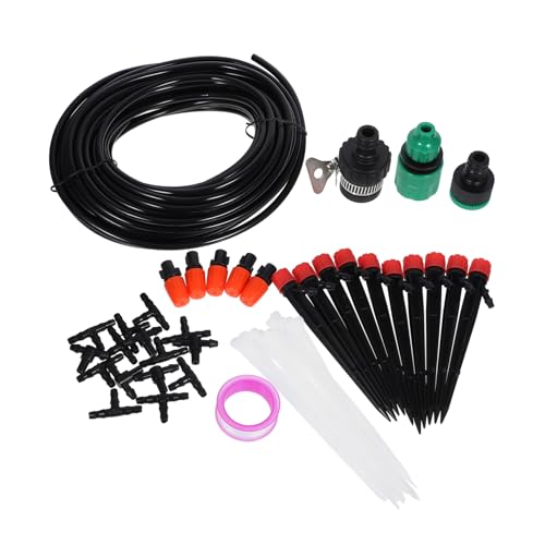 KAILIKETIY 自動水やり器 ガーデンドリップ灌漑キット ホース付き 節水設計 精密給水 盆栽 屋外植物用 一式