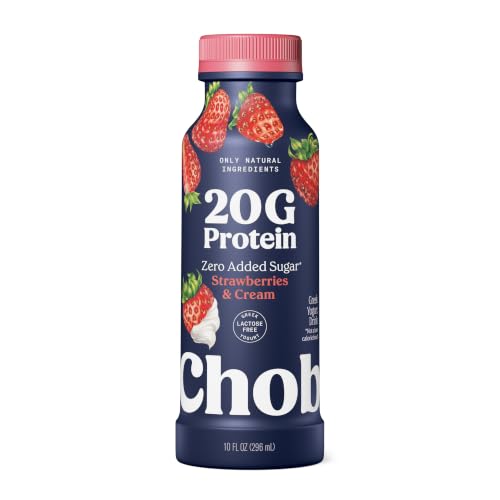 Chobani® 20g Low-Fat Greek Yogurt Drink Strawberries & Cream 10 fl oz