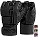 EVO Fitness Guantes MMA Negros Mate Guantes de Artes Marciales Guarnición de Combate Hombres Muay Thai Cage Lucha Boxeo Deportes de Combate Mujeres Rosa UFC Punching Bag Entrenamiento (M)