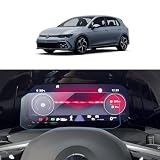 Picture of LANTU Car Screen Protector for 2022-2024 Golf 8th 2023 2024 Golf GTI Golf R Accessories Dashboard Touchscreen Protector Film Tempered Glass HD Clear Anti-Glare 10.25''