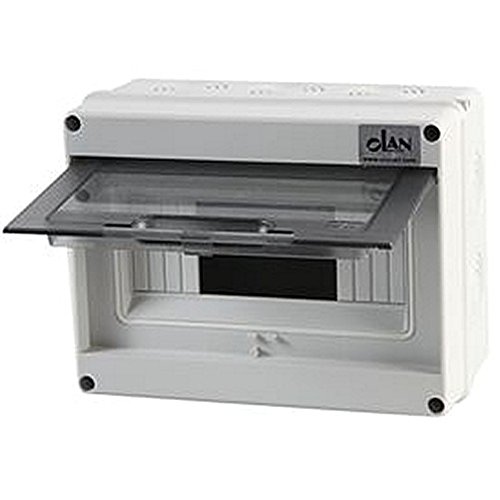 Caja 8 Módulo + puerta IP65 Carcasa & 48,3 cm Armario Racks