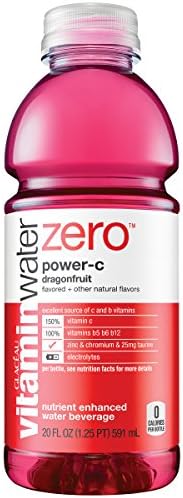 vitaminwater zero Power-C, 20 fl oz, 24 Pack