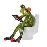 BESTOYARD Frosch Statue Harz Ornament Frosch Statue Desktop Dekoration Frosch Stift Topf Sicher