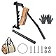 SWAWIS Holzspalter Manuell, Wandhalterung Anzündholz Spalter mit Abnehmbarer Griff & Brennholz-Paket, Hochkohlenstoffhaltiger Stahl Handholzspalter Spanmesser, Manuelles Spaltwerkzeug Outdoor