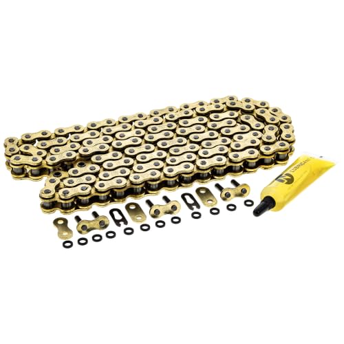NICHE Gold 420 X-Ring Chain 122 Links with Connecting Master Link