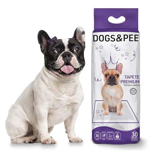 DOG’S CARE Dogs&Pee Tapete Higiênico Descartável - Tapete Premium Absorvente Para Cães Filhotes e Ad