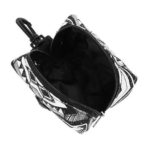VANZACK bolsa de caca Soporte de bolsas de caca para perros extra bolsas de perro caca largo Dispensador portátil de bolsas para caca soporte para bolsa de basura para caca de perro lienzo