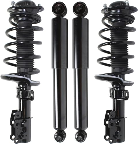 Replacement Auto Parts For Set of 4 Shock Absorber and Strut Assemblies Front & Rear Driver Passenger Side Mod_FDRX868-33343