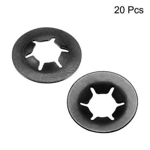 Sourcing map Interno Dente Stella Rondelle M4 x