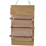 Hergestellt starkem Stoffe und Qualitätsreißverschluss Ihre Make-up zu halten und Gegenstände, wo sie hingehören - ob aufgerollt oder hängend an einem Badezimmertür.