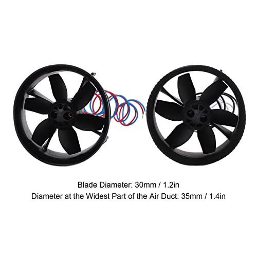 Mini ventilateur conduit EDF Dilwe pour motoriser un avion télécommandé miniature