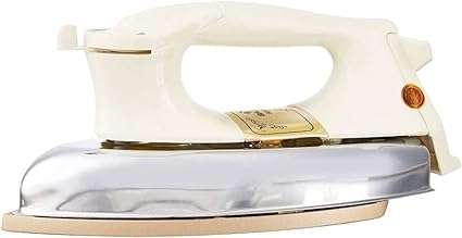 BAJAJ American Stylish Heavy Weight 1.50 Kg Dry Iron 1000 W Dry Iron (Golden Yellow)