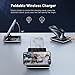 GEEK FULLY 5 in-1 Wireless Charger Phone Charging Station Automatic Lifting Charging Stand Dock Fast Travel Charger for Multiple Devices Adapt with Phone, iWatch Series, AirPods 3/2