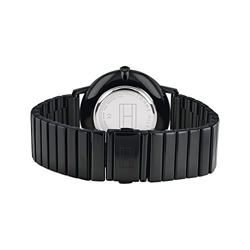 Image of Tommy Hilfiger Mens 40.5 James Black Dial Zinc Alloy Watch - NCTH1791655