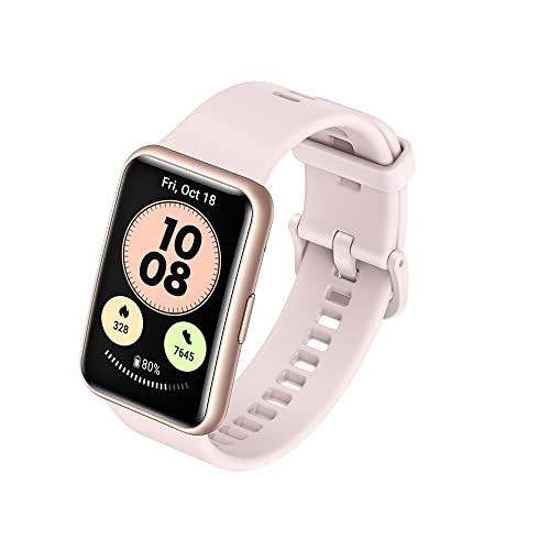 HUAWEI Watch Fit New - 1,64" AMOLED Display - Batterijduur van 10 Dagen - Continu SpO2 Monitoring - 24/7 Hartslagmeting - 97 Workoutmodi - Sakura Pink - Image 7