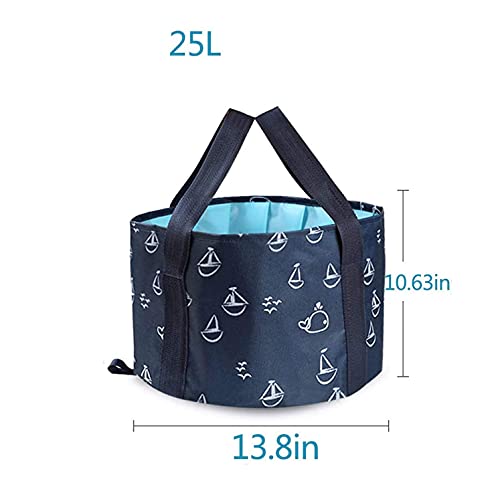 Cubeta Plegable para Remojar Pies, Portátil para Viaje miniatura 2