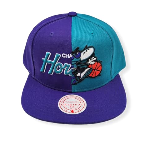 Mitchell & Ness Charlotte Hornets Double Up HWC Snapback Hat Teal
