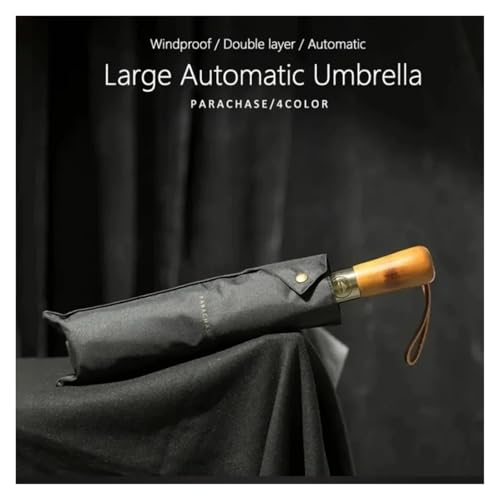 Parapluie pliable automatique extra large solide anti vent compact - 3
