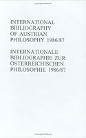 International Bibliography of Austrian Philosophy 1986/87 9042000368 Book Cover