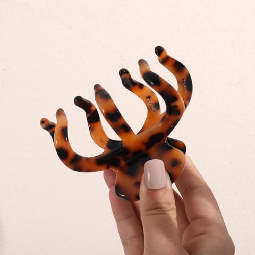 Tortise Color No-slip Good High Grasp Hair Claw Clip Acetate Hair Claw for Women Girls Hair Accessories Gift