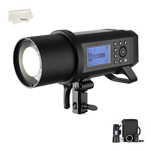 Godox AD400Pro - Flash Speedlite port�til TTL 400W 2.4G TTL con bater�a y alimentaci�n AC/DC con montura Bowens y montura Godox