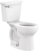 Vista 1 de Cadet PRO - Silla de dos piezas, 1.6 gpf/6.0 Lpf, altura redonda, parte delantera de 10 pulgadas, inodoro áspero sin asiento