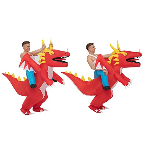 Dehasion Halloween Inflatable Dragon Costume For Adult Halloween/Decoration/Christmas Party (Dragon Costume) #TOP6