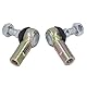 2 Stück Spurstangenkopf, Spurstangen-Kugelgelenk M10, 10 Mm Stabilisator-Kugelgelenk-Set, Spurstangenkopf-Set für 50 70 90 110 125 ATV, Roller, Kart, Motocross