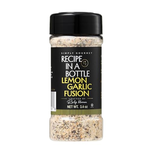 Simply Gourmet Chef-Crafted Premium Spice Blends & Seasonings - Lemon Garlic Seasoning - All Purpose Spices - 3.4 Oz