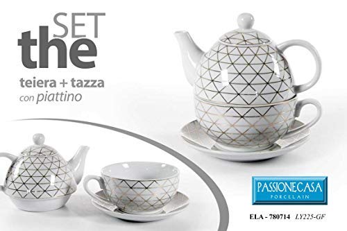 GICOS IMPORT EXPORT SRL Set thè Tazza con teiera e...
