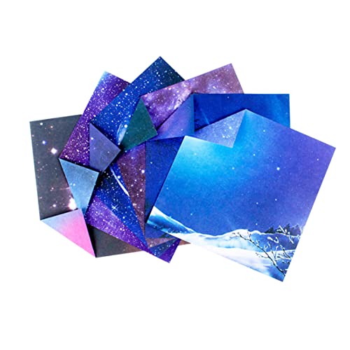 TEHAUX Folhas Dobráveis ​​De Origami 50 Pçs Cartão Para Fabricação De Papel Quadrado Dobrável Decora