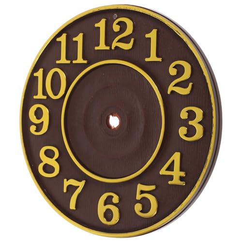 Mikikit Reloj De Pared Números Romanos Reloj Colgante Relój De Péndulo Productos De Cuco Relojes De Cuco para Cuckoo Clock Modern Dorado Metal