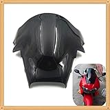 GLoyer Motorcycle Windshield Compatible with VFR800 VFR800Fi RC46 98-01 Front Wind Shield Deflectors ABS Windshield Windscreen VFR 800 VFR-800 1998 1999 2000 2001 (Color : Black)