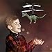 Flying Ball Toys-Controlled Helicopter Toy & RC Helicopter Dinosaur Toys with Mini Remote and Hand Controlled Dragon Dinosaurs Helicopter for Kids Boys Girls Gifts (Green)