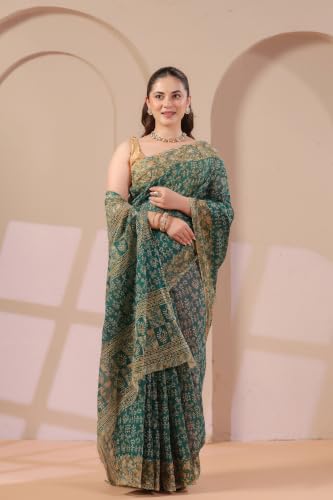 Image of TAMAIRA FASHION Mulmul Pure Cotton Saree For Woman Warli Batik Printed |Office Wear Daily Wear Sarees For Women Without Blouse Piece(Available in 11 Colours)
